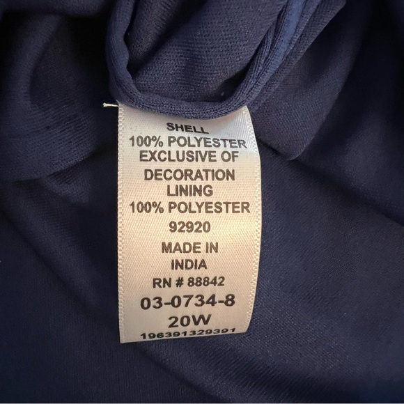 ROAMAN’S Plus Size V Neck Beaded and Sequined Evening Gown - Picture 12 of 16